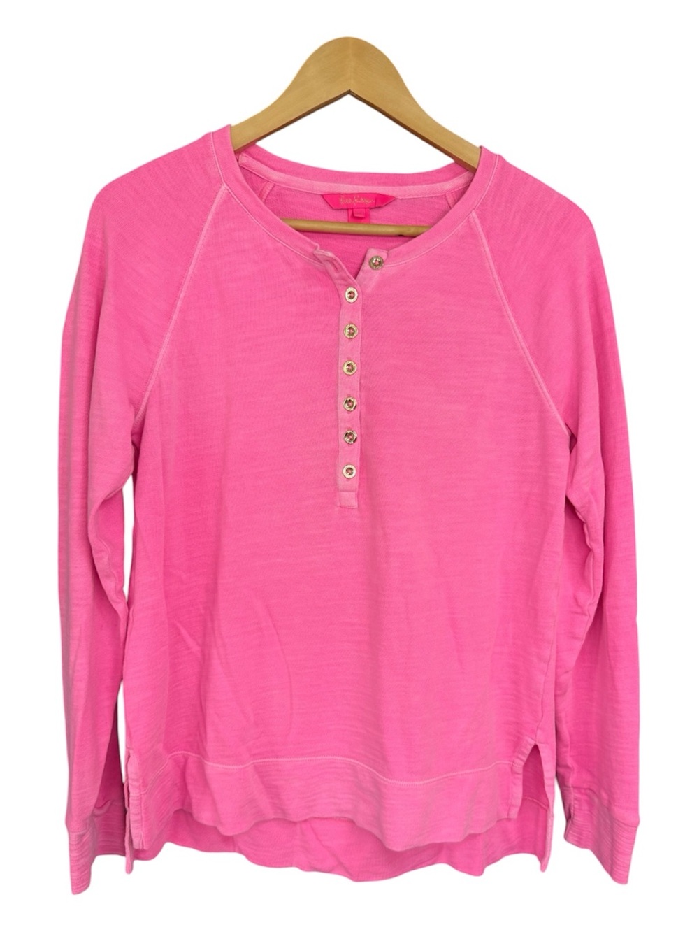 Lilly Pulitzer Leeson Cotton
Sweatshirt Roxie Pink Womens
Long Sleeve Top Size M - Picture 2 of 14